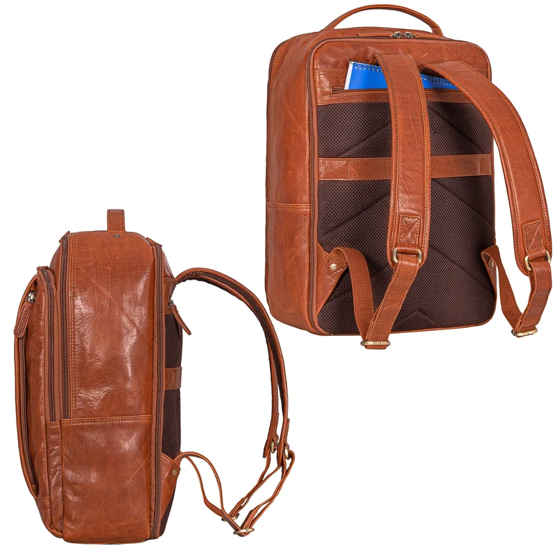 B-WARE "Beck" Business Rucksack Herren Leder