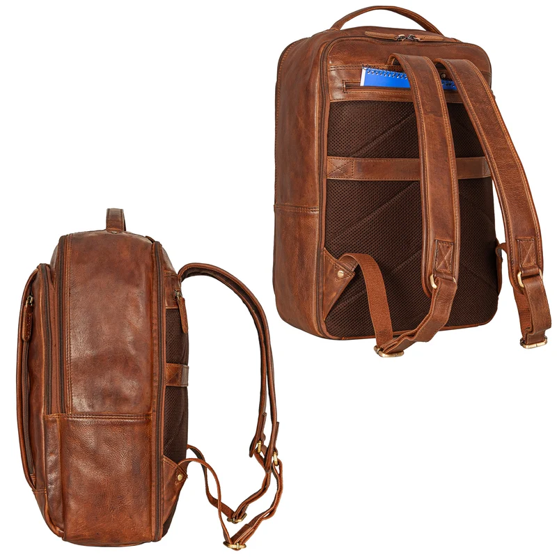 B-WARE "Beck" Business Rucksack Herren Leder
