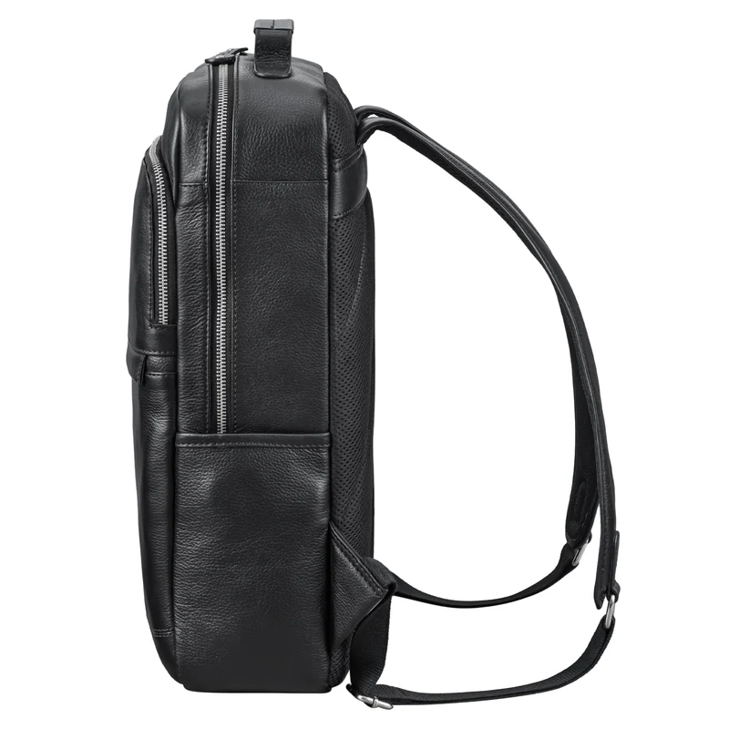 B-WARE "Sasha" Moderner Leder Arbeitsrucksack 17 Zoll Herren und Damen Groß