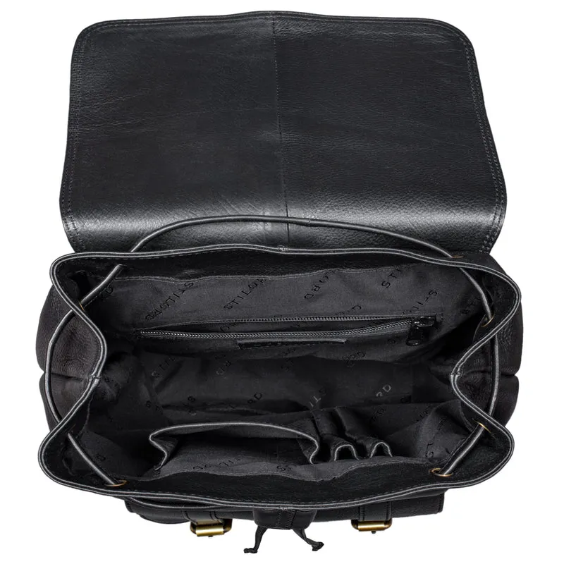 B-WARE "Kacey" Daypack Damen Leder 13.3 Zoll Lederrucksack Unirucksack
