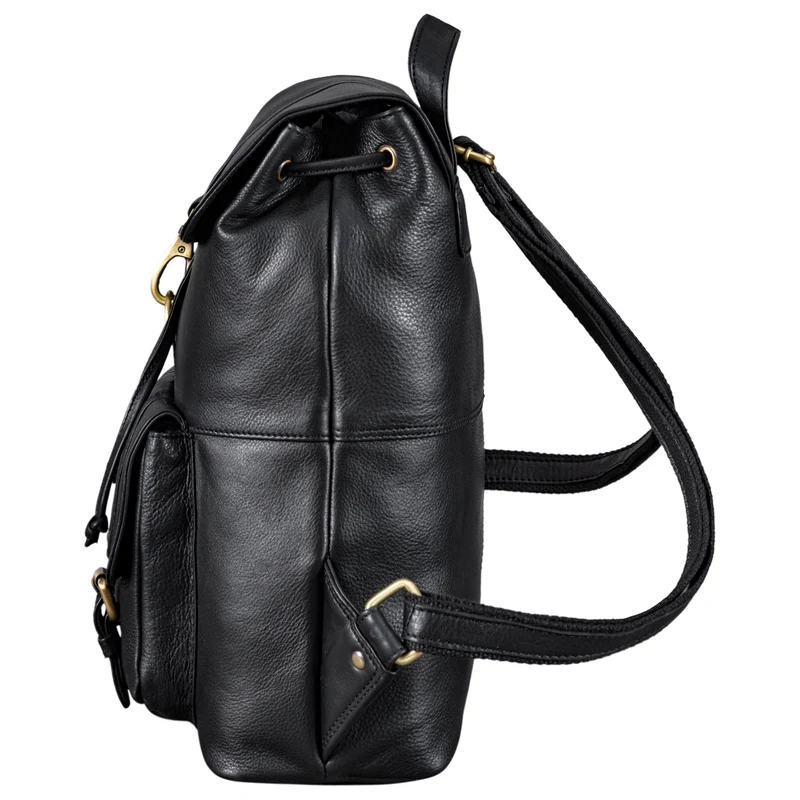 B-WARE "Kacey" Daypack Damen Leder 13.3 Zoll Lederrucksack Unirucksack