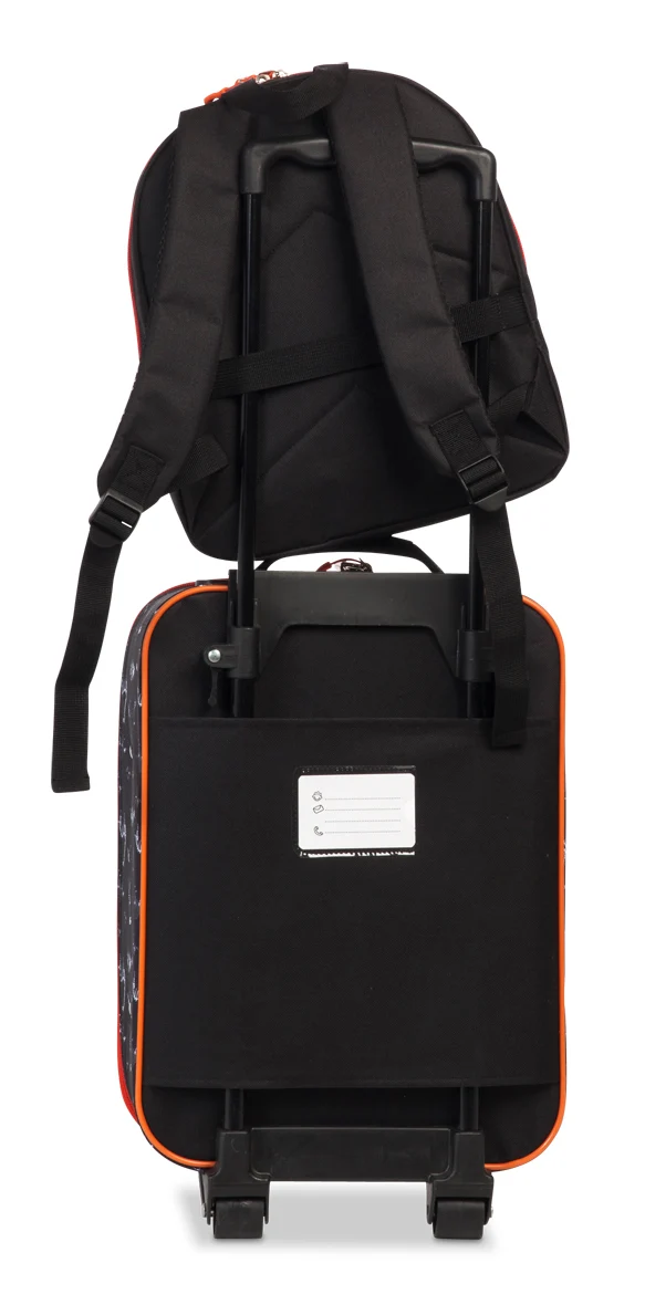 Fabrizio Kinderrucksack *schwarz/feuerrot Fabrizio
