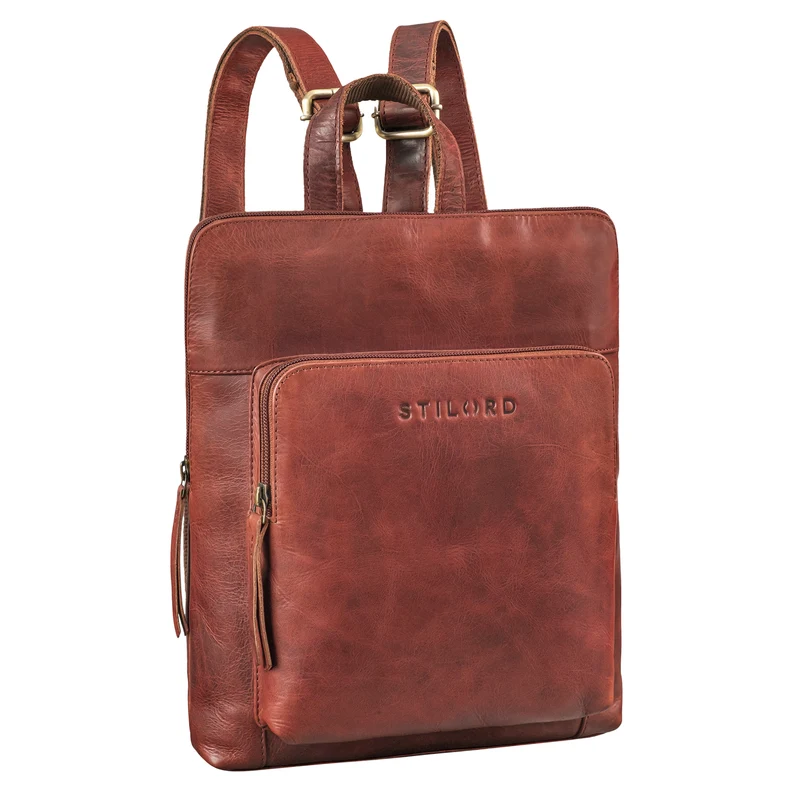 B-WARE "Ari" Kleiner City Rucksack Damen Leder