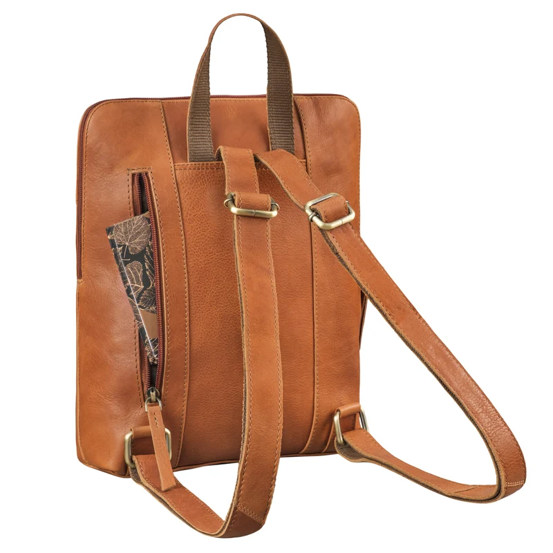 B-WARE "Ari" Kleiner City Rucksack Damen Leder