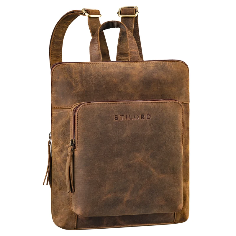 B-WARE "Ari" Kleiner City Rucksack Damen Leder