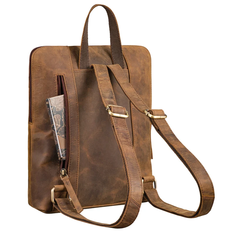 B-WARE "Ari" Kleiner City Rucksack Damen Leder