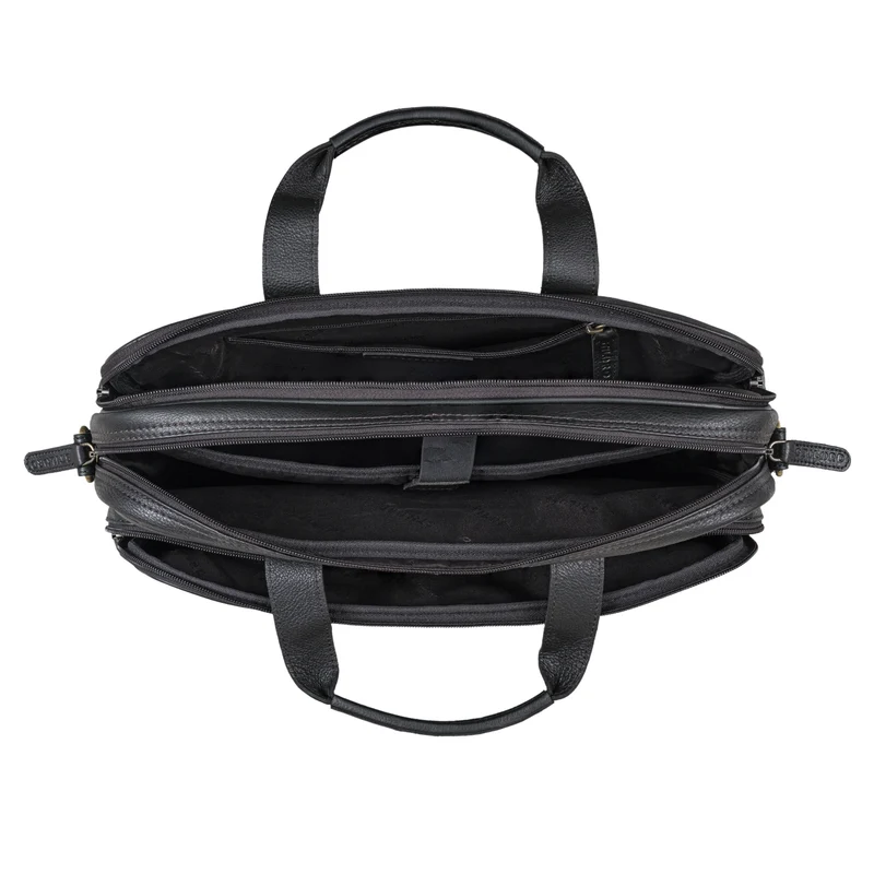 B-WARE "Quest" Aktentasche Leder 15,6 Zoll