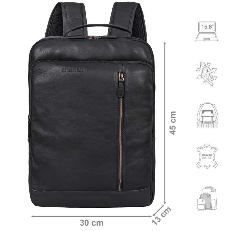"Konrad" Leder Business Rucksack Herren und Damen