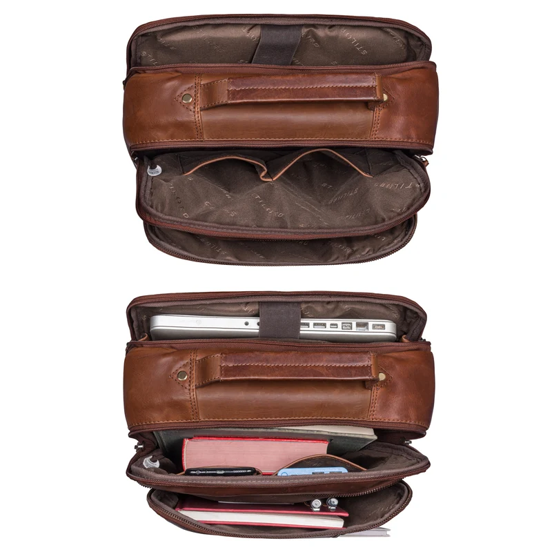 "Konrad" Leder Business Rucksack Herren und Damen