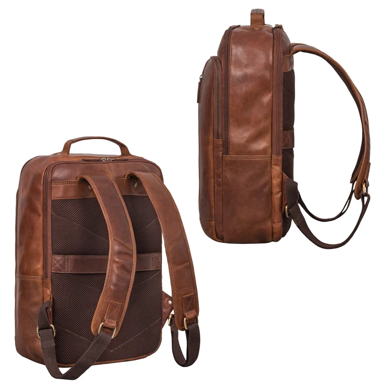 "Konrad" Leder Business Rucksack Herren und Damen