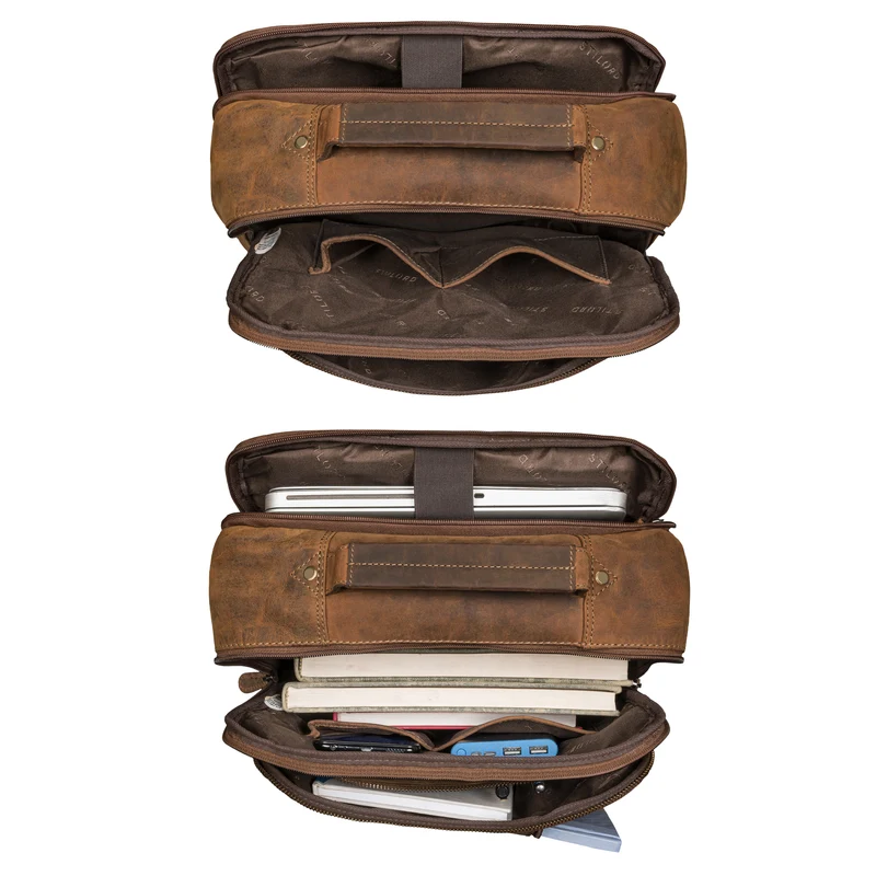 "Konrad" Leder Business Rucksack Herren und Damen