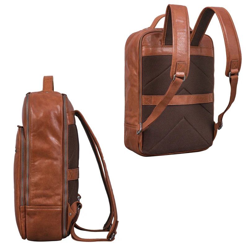 B-WARE "Pietro" Business Lederrucksack Groß
