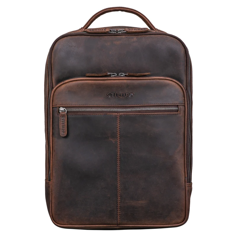 B-WARE "Pietro" Business Lederrucksack Groß
