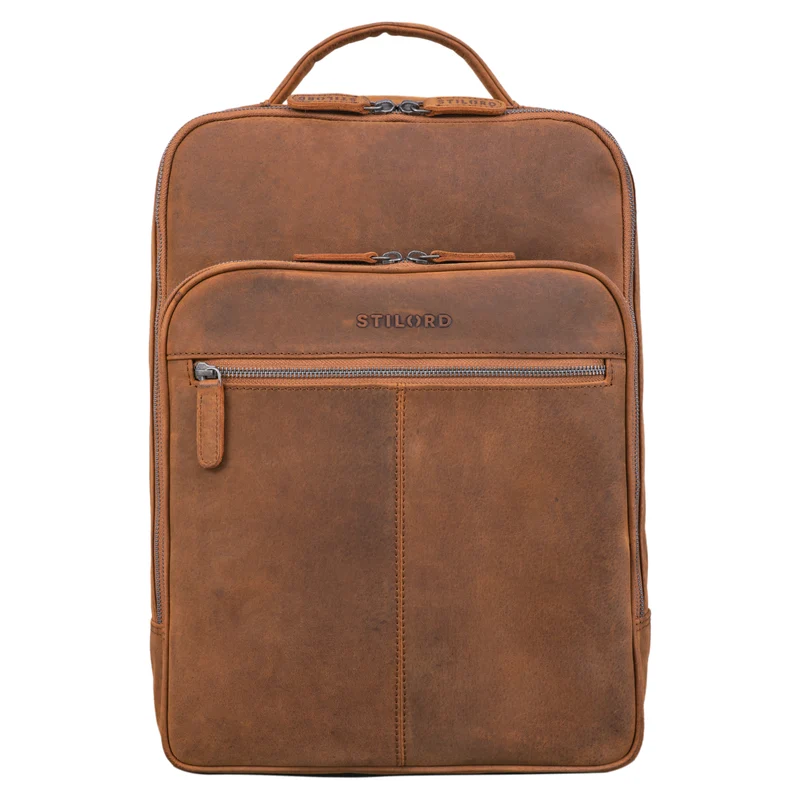B-WARE "Pietro" Business Lederrucksack Groß