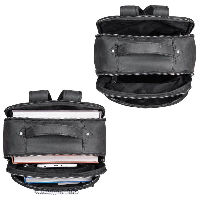 B-WARE "Pietro" Business Lederrucksack Groß