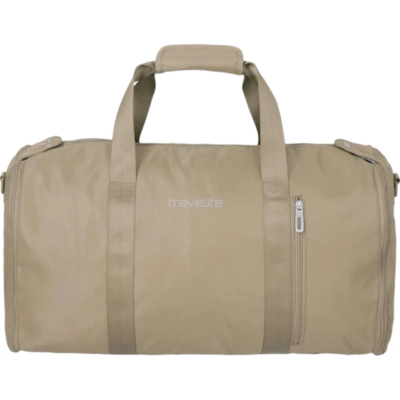 Travelite Basics Reisetasche mit integriertem Kleidersack 52 cm -sand