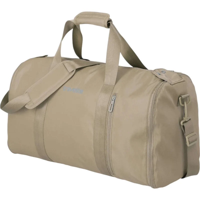 Travelite Basics Reisetasche mit integriertem Kleidersack 52 cm -sand