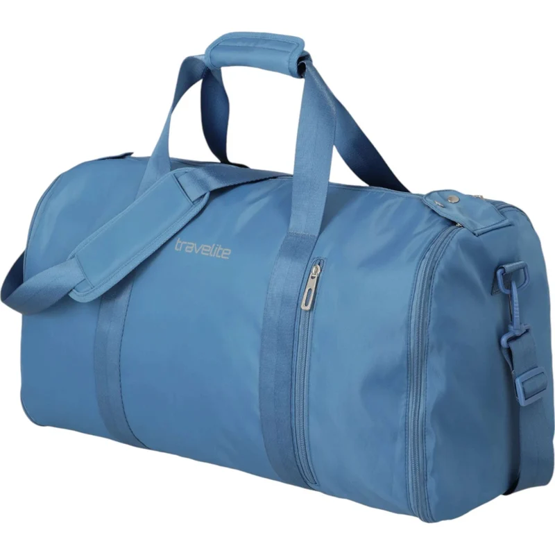 Travelite Basics Reisetasche mit integriertem Kleidersack 52 cm -denim