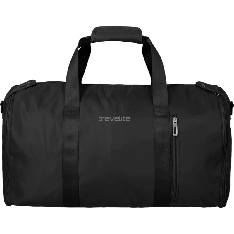 Travelite Basics Reisetasche mit integriertem Kleidersack 52 cm -schwarz