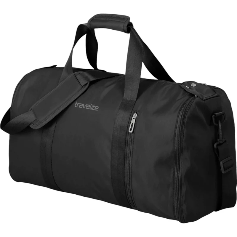 Travelite Basics Reisetasche mit integriertem Kleidersack 52 cm -schwarz