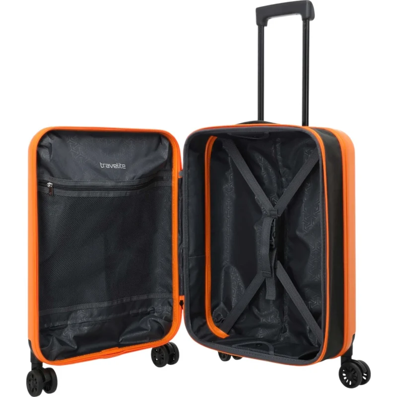 Travelite Basics faltbarer Bordtrolley 55 cm -orange