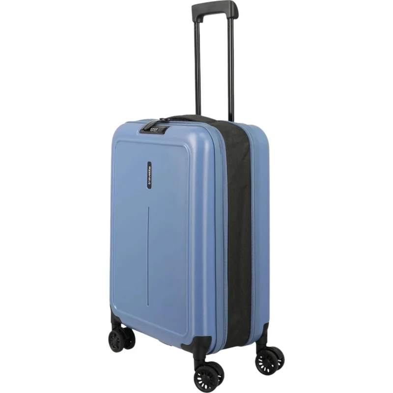 Travelite Basics faltbarer Bordtrolley 55 cm -denim