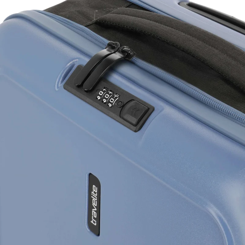 Travelite Basics faltbarer Bordtrolley 55 cm -denim