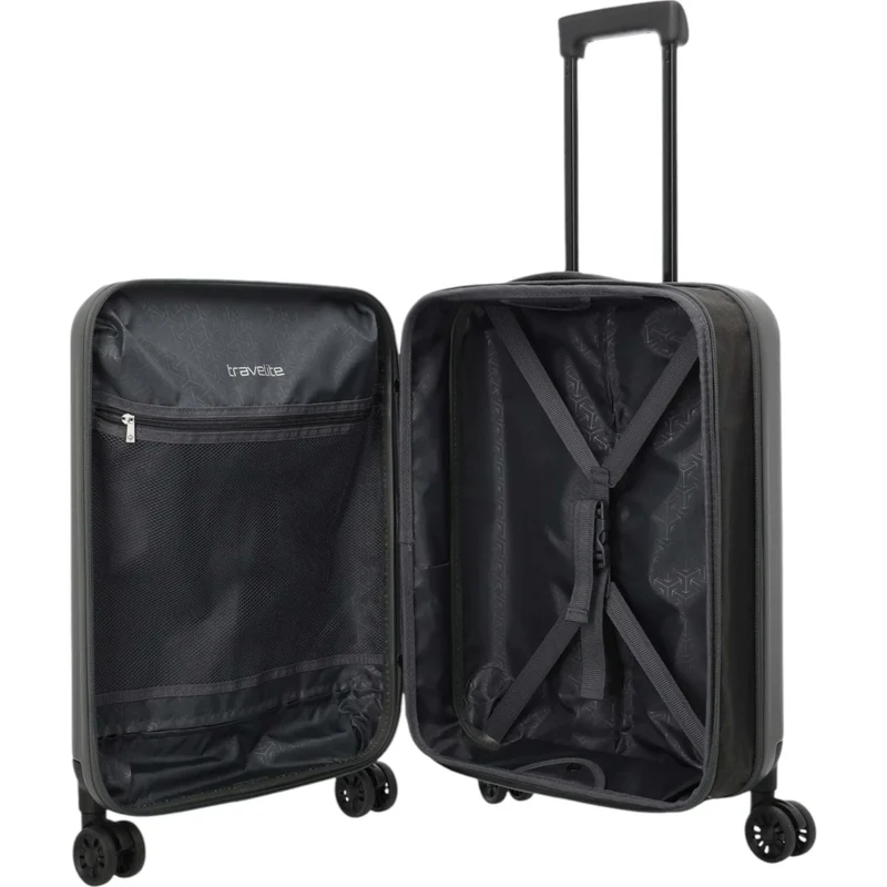Travelite Basics faltbarer Bordtrolley 55 cm -anthrazit