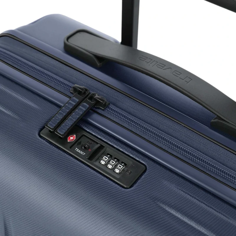 Travelite Dynamiic 4-Rad Trolley S+ erw. 55 cm -denimblue