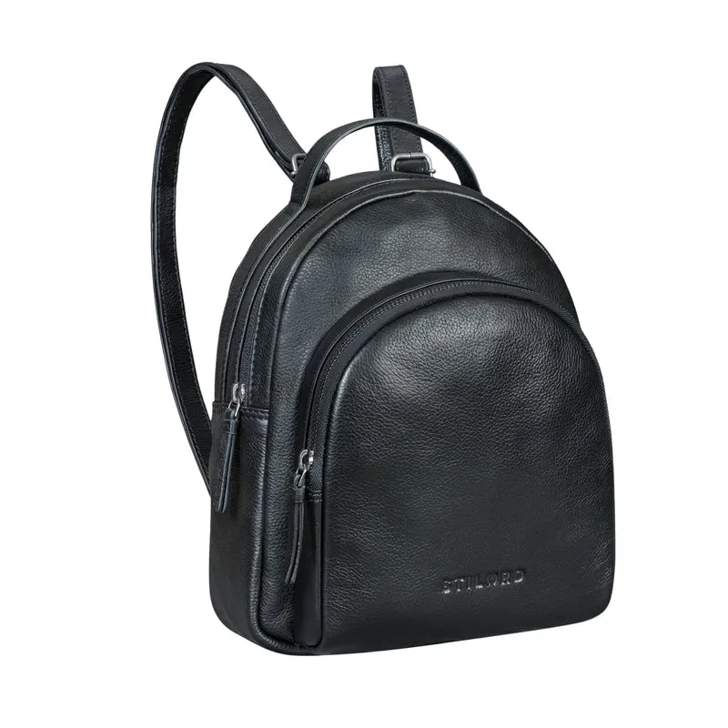 "Doreen" Kleiner Rucksack Damen Leder Mini Cityrucksack