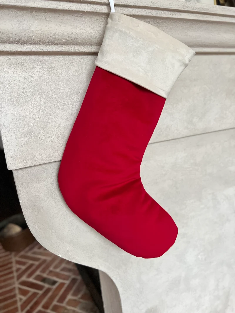 Weihnachtsstrumpf -Rot-