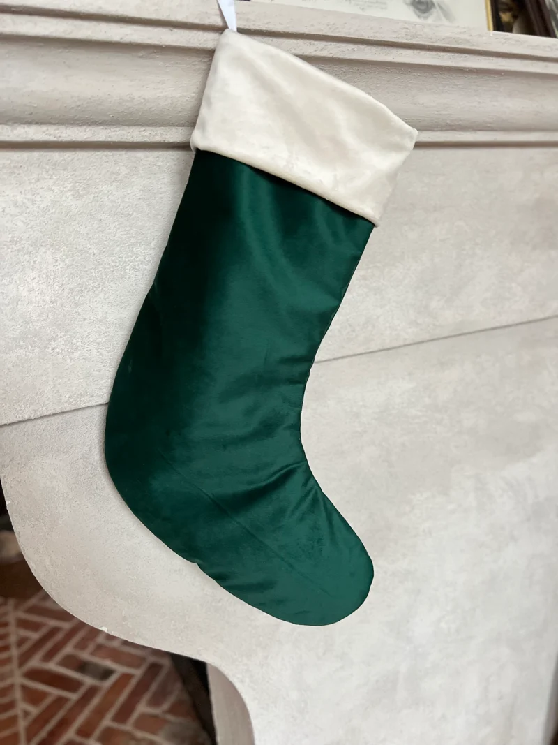 Weihnachtsstrumpf -Dunkelgrün-