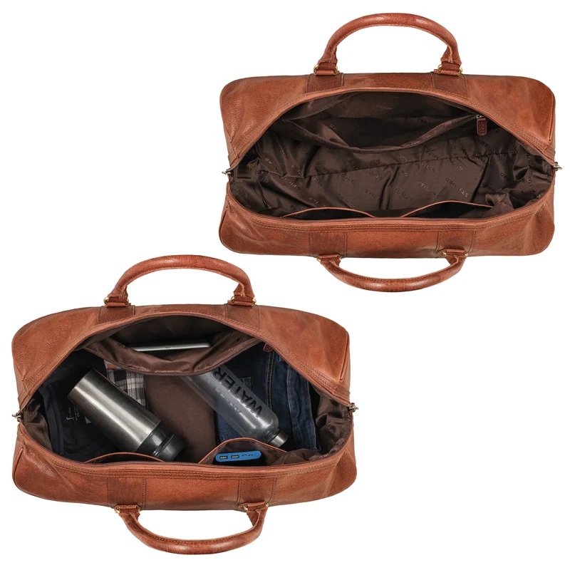 B-WARE "Vivaldo" Vintage Reisetasche Leder Herren und Damen