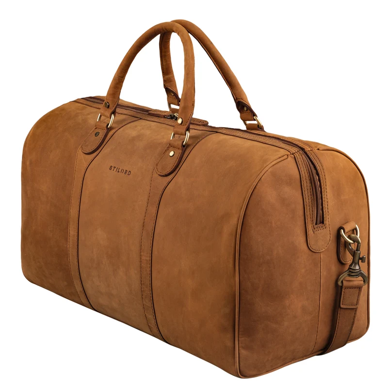B-WARE "Vivaldo" Vintage Reisetasche Leder Herren und Damen
