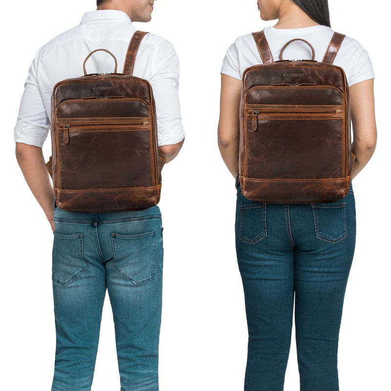 B-WARE "Sebastian" Business Rucksack Leder