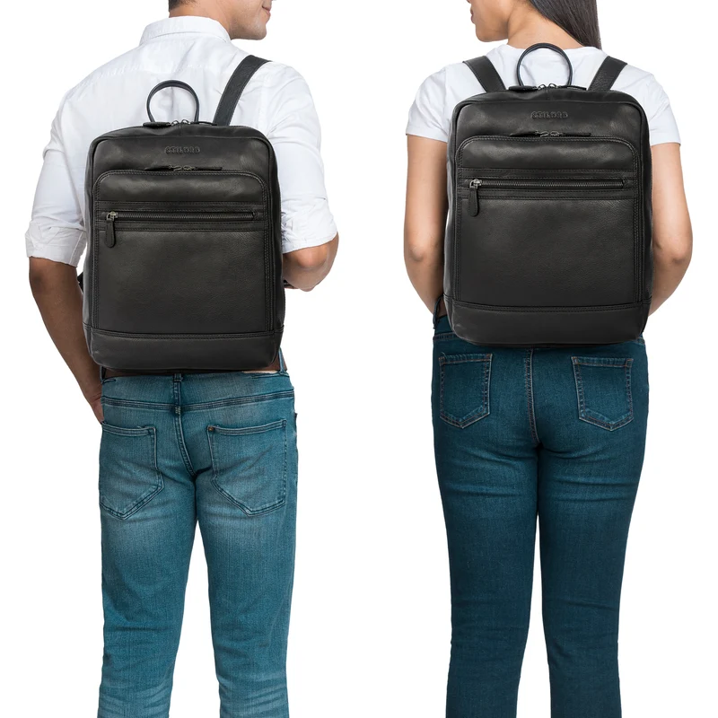 B-WARE "Sebastian" Business Rucksack Leder