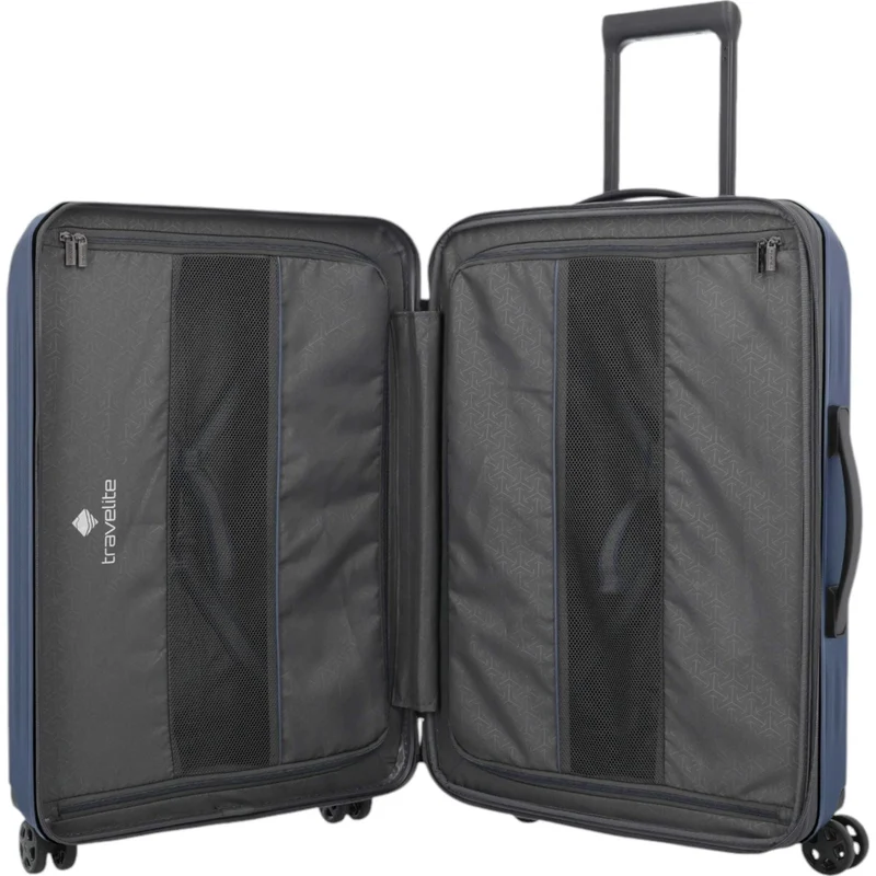 Travelite Dynamiic 4-Rad Trolley M 66 cm -denimblue