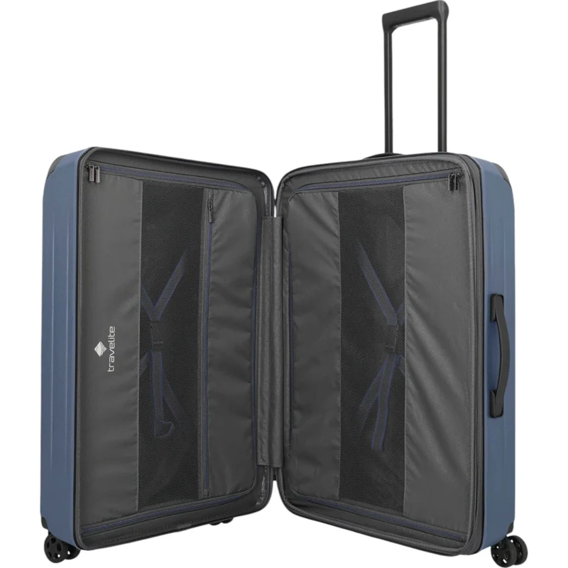 Travelite Dynamiic 4-Rad Trolley L 76 cm -denimblue