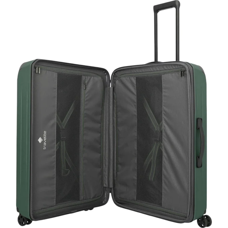 Travelite Dynamiic 4-Rad Trolley L 76 cm -green