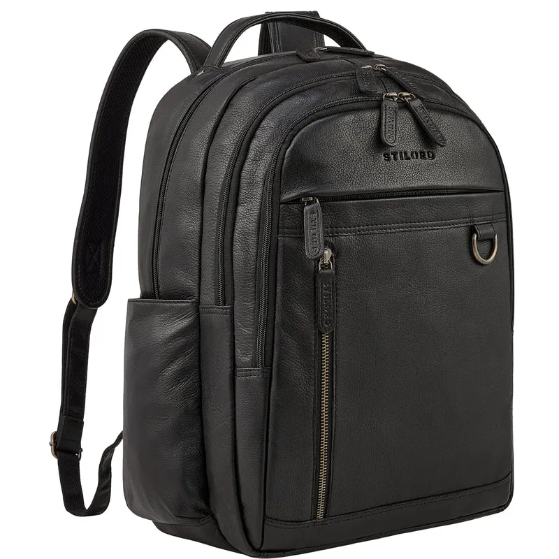 "Eron" Großer Business Rucksack Herren Leder 15,6 - 16 Zoll