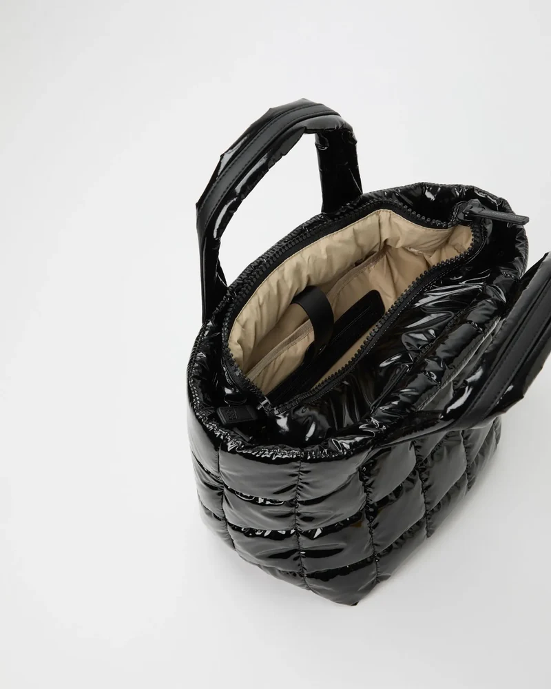 Porter Tote Small Black Vinyl