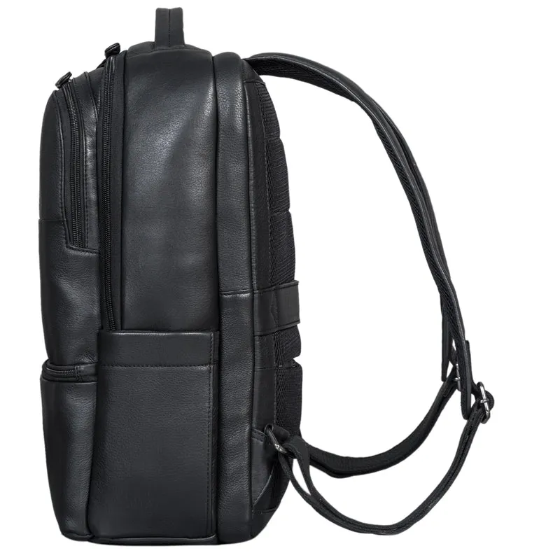 B-WARE "Thore" Luxuriöser Leder Rucksack mit Laptopfach 17 Zoll
