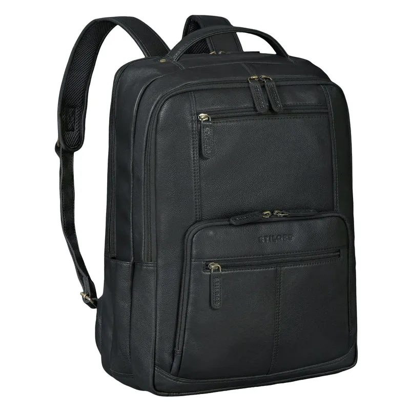 "Laurenz" Rucksack Herren Leder XL 15,6-17,3 Zoll mit Tabletfach