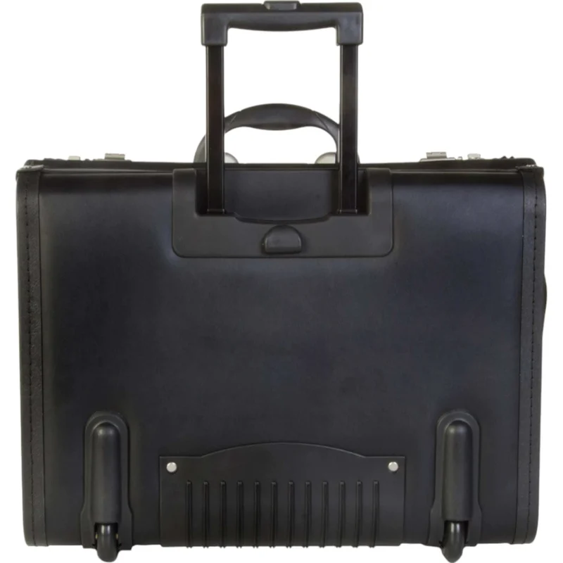 Dermata Pilotenkoffer auf Rollen 48 cm -schwarz