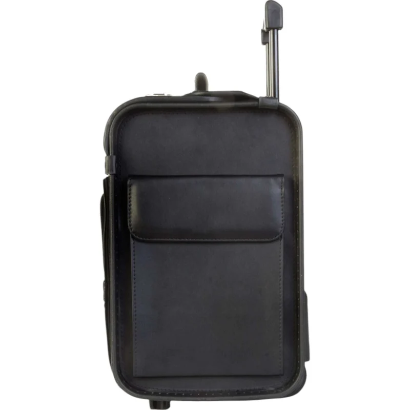 Dermata Pilotenkoffer auf Rollen 48 cm -schwarz