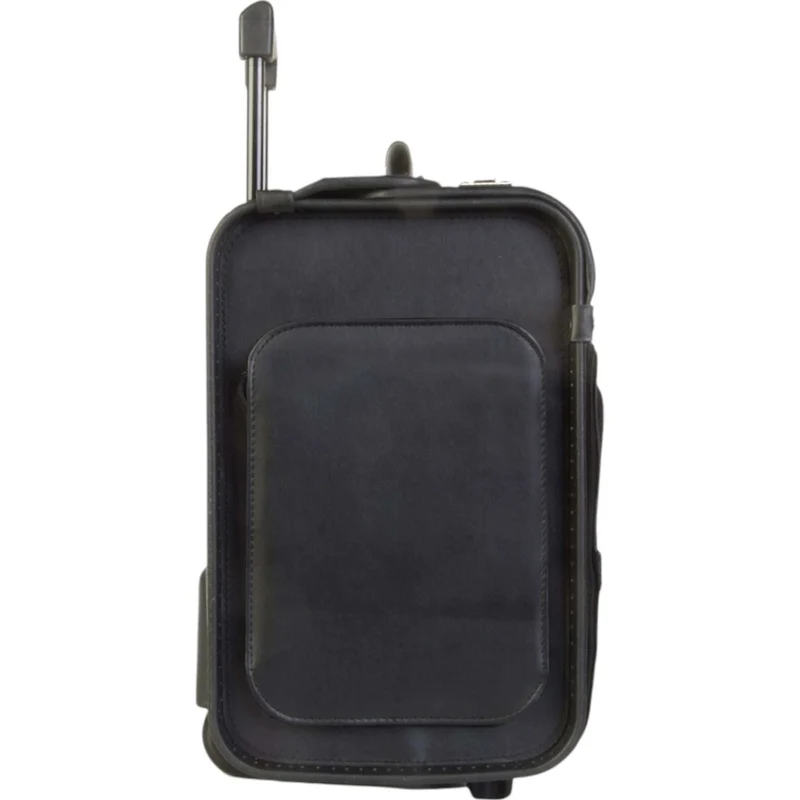 Dermata Pilotenkoffer auf Rollen 48 cm -schwarz