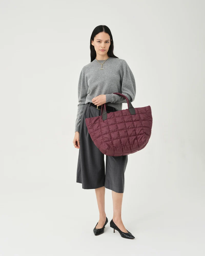 Porter Tote Medium Bordeaux