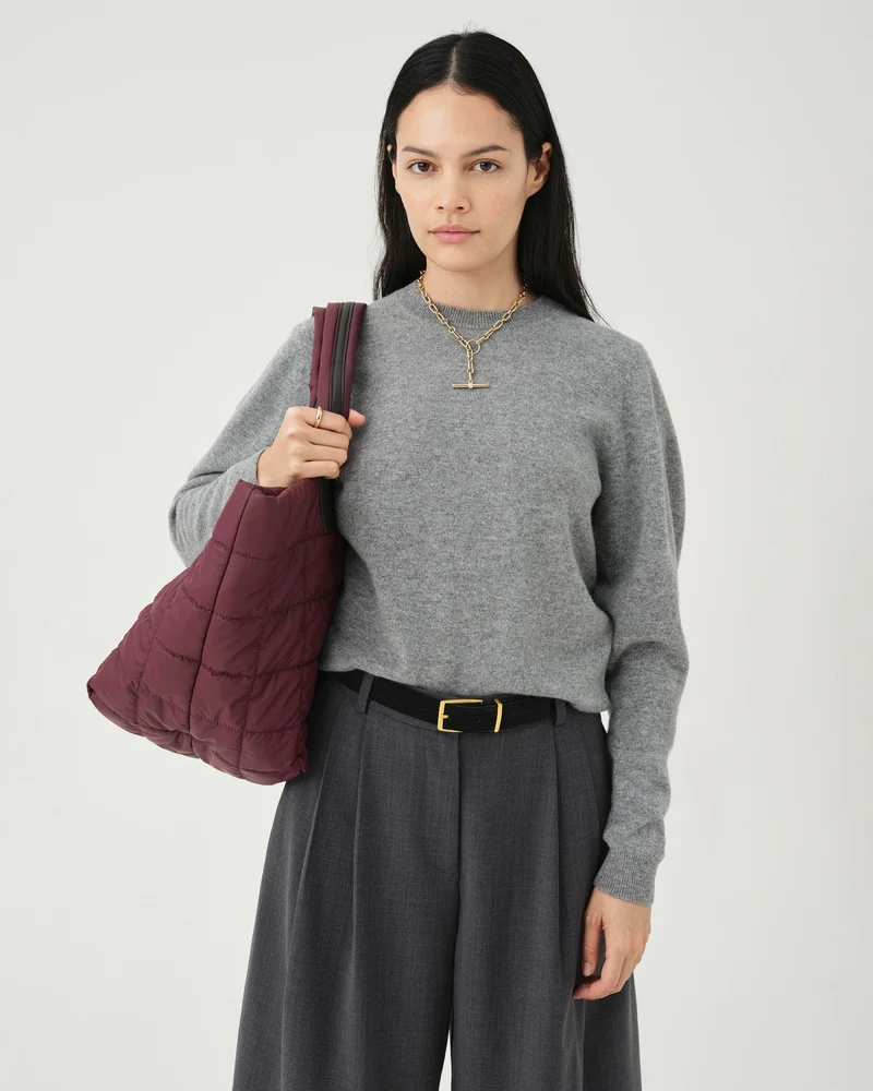 Porter Tote Medium Bordeaux