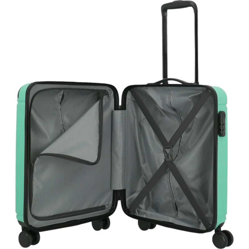 Travelite Cruise 4-Rollen-Bordtrolley S 55 cm -Light Aqua