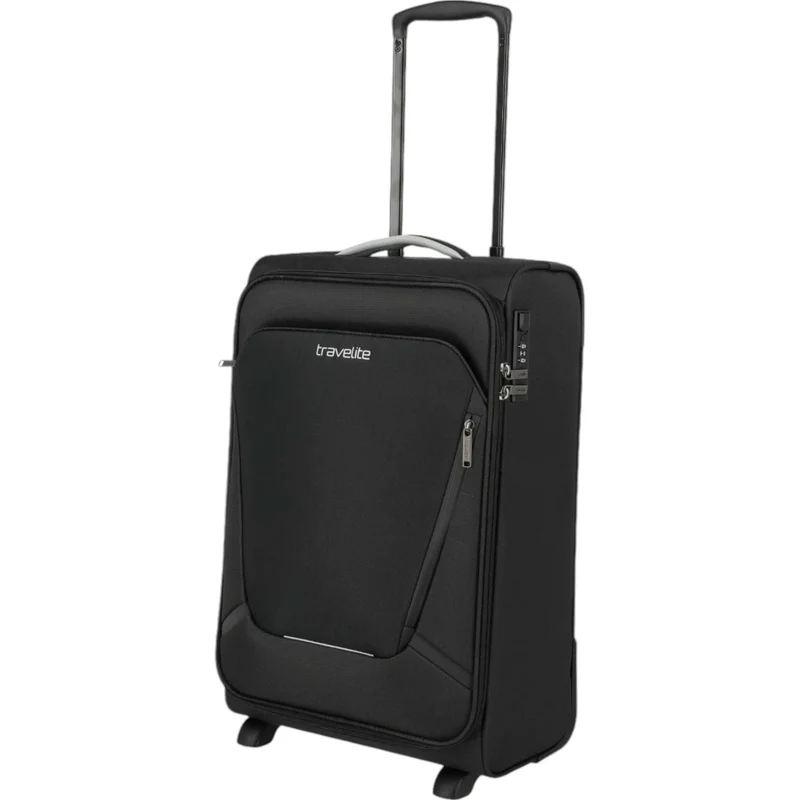 Travelite Jetpack Slim 2-Rollen-Handgepäcktrolley 55 cm -schwarz